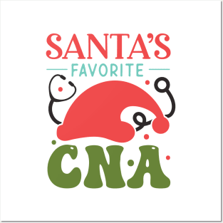 Santa's Favorite CNA Posters and Art